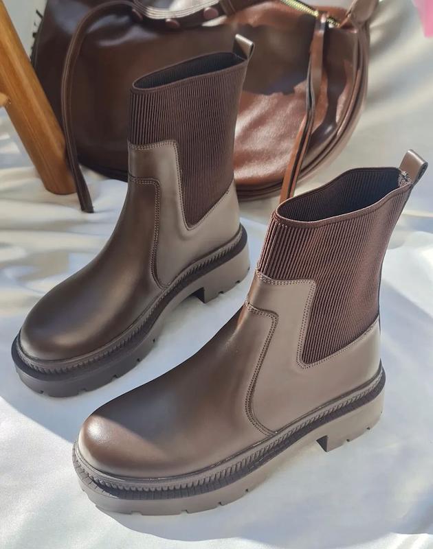 چلسی بوت قهوه ای(کش قهوه ای)