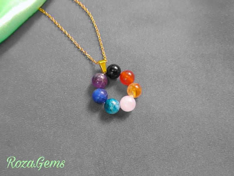 گردنبند گل هفت چاکرا