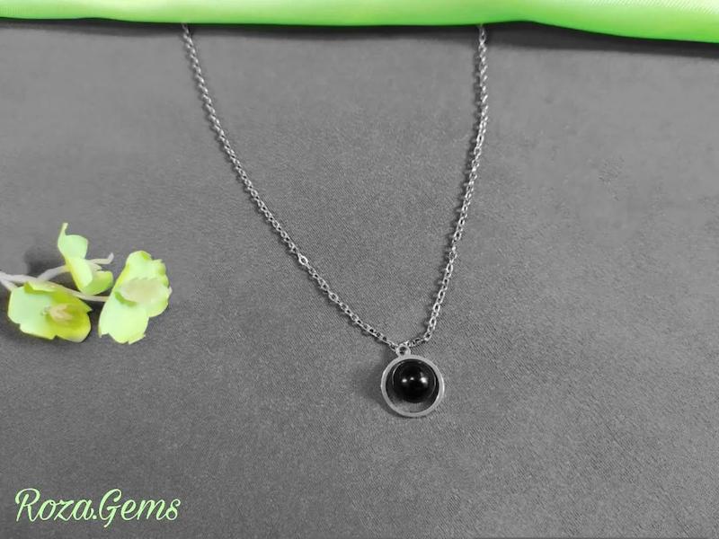 گردنبند زحل تورمالین