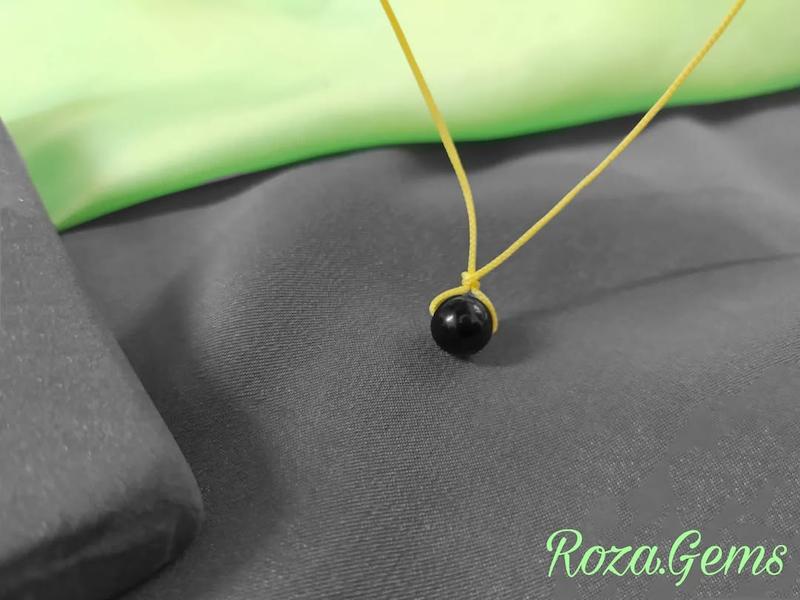 گردنبند نخی تورمالین