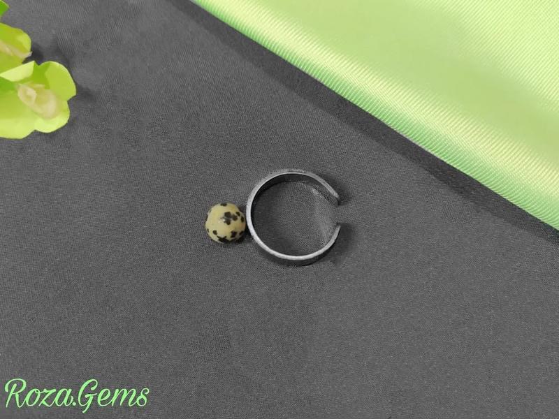 انگشتر جاسپر دالمیشن