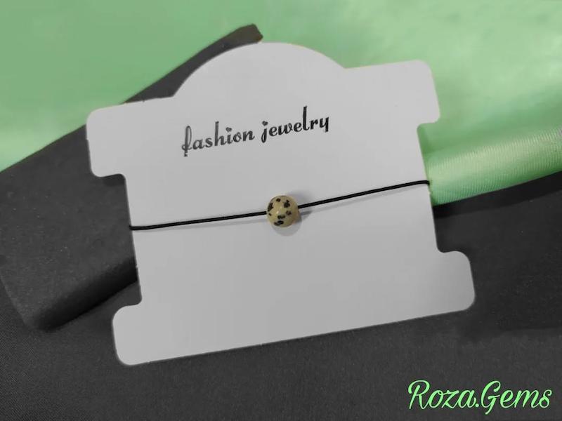 دستبند نخی جاسپر دالمیشن