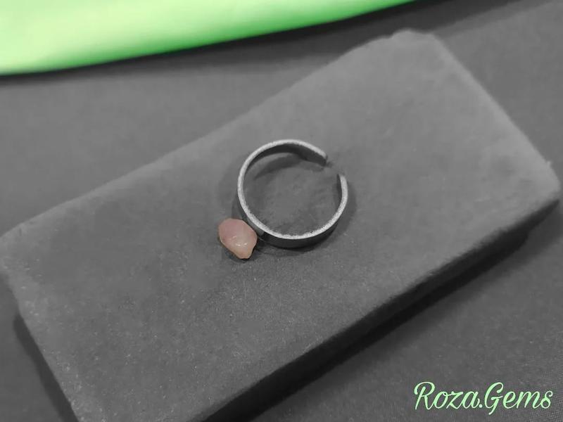 انگشتر رزکوارتز نامنظم