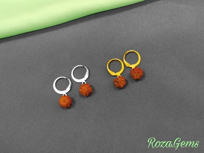 گوشواره استیل رودراکشا