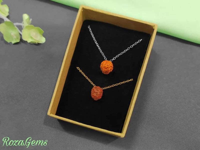 گردنبند استیل رودراکشا