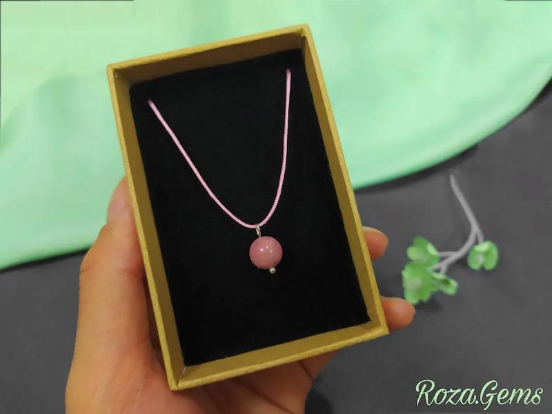 گردنبند نخی رودونیت