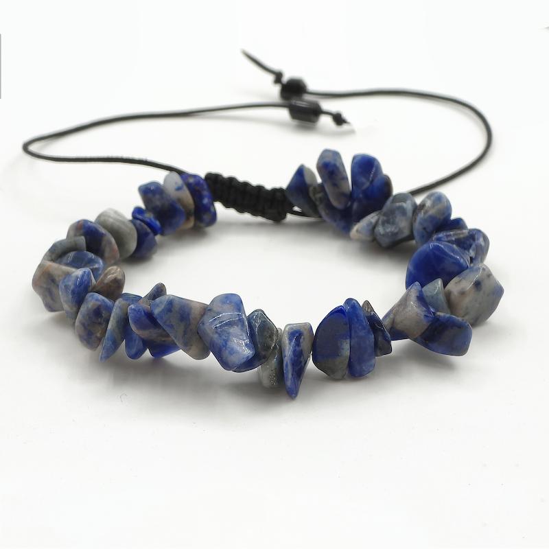 دستبند تمام سنگ نامنظم سودالیت