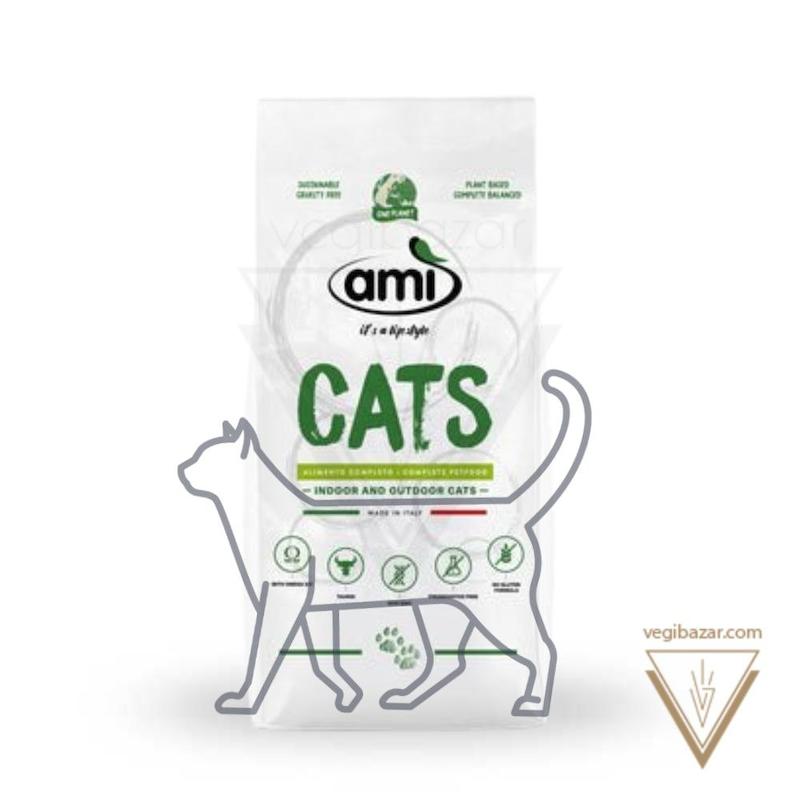 غذا خشک گربه وگان (نمونهٔ ۱۰۰ گرمی) - Ami