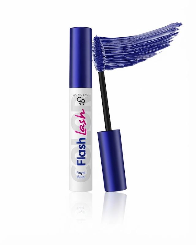 ریمل بلندکننده گلدن رز ,Golden Rose مدل Flash Lash رنگ Royal Blue شماره ۰۴ حجم ۹ میل