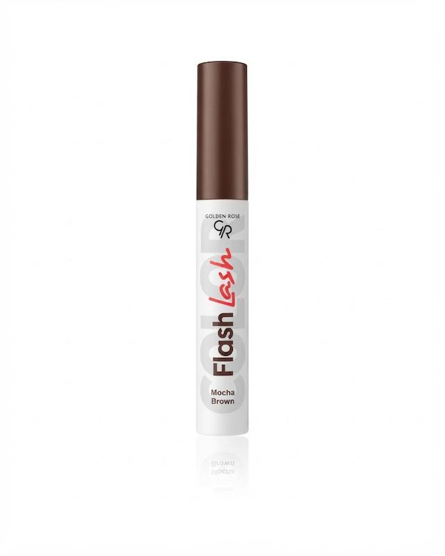 ریمل گلدن رز ,مدل Flash Lash رنگ Mocha Brown شماره 08