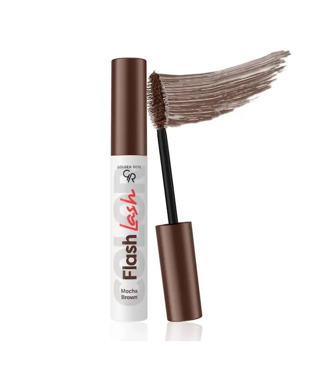 ریمل گلدن رز ,مدل Flash Lash رنگ Mocha Brown شماره 08