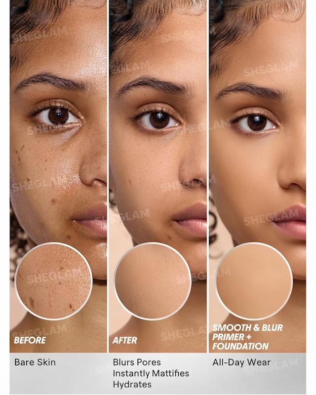 پرایمر صاف و محوکننده پوست شیگلم مدل Smooth & Blur حجم 30 میلی‌لیتر