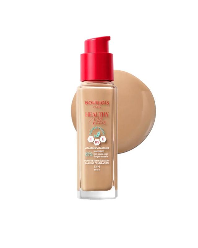 کرم پودر صورت بورژوآ, مدل Healthy Mix رنگ Beige شماره 54N حجم 30 میلی‌لیتر