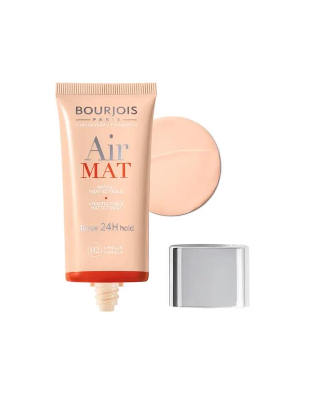 کرم پودر صورت بورژوآ, مدل Air Mat رنگ Vanille شماره 02 حجم 30 میلی‌لیتر