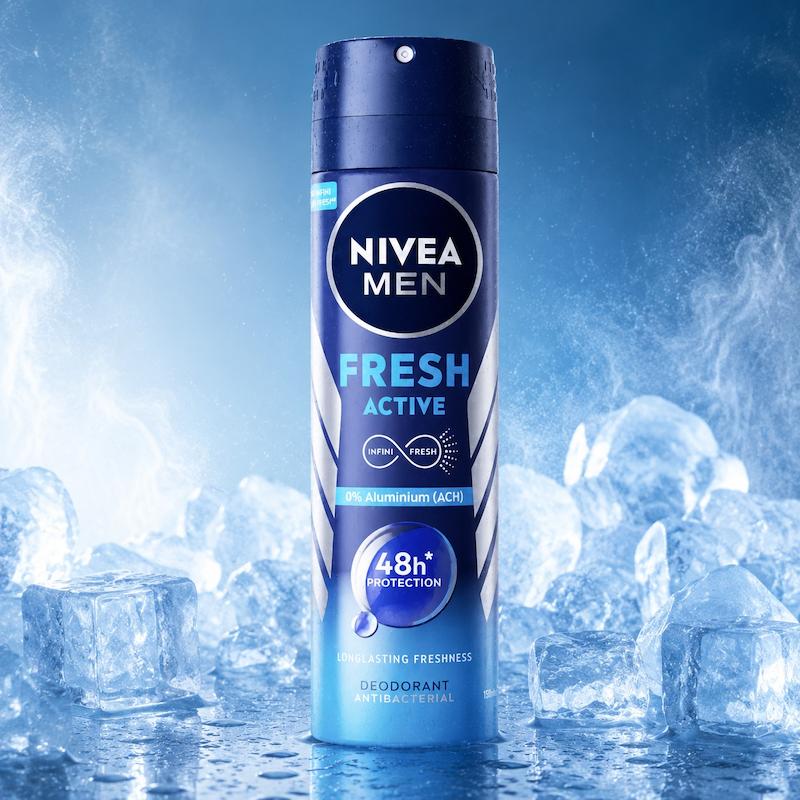 اسپری ضد تعریق مردانه نیوآ, مدل Fresh Active 48H حجم 150 ml