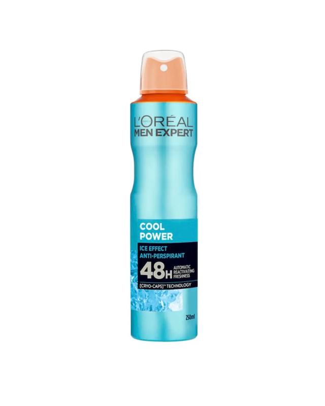 اسپری ضد تعریق مردانه لورآل, مدل Cool Power 48H حجم 250ml