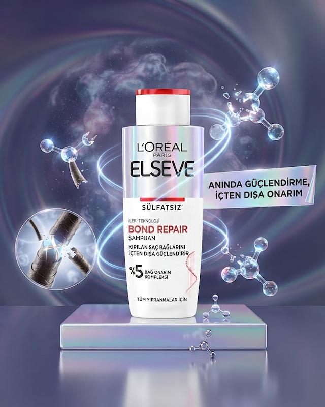 شامپو فری سولفات مو لورآل, مدل Bound Repair مناسب برای موهای آسیب‌دیده و رنگ‌ شده حجم 200ml