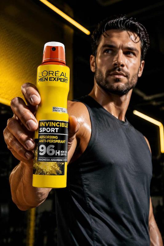 اسپری ضد تعریق مردانه لورآل, مدل Invinvible Sport حجم 250ml