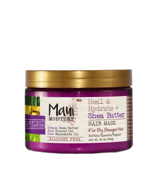 ماسک مو تغذیه‌ کننده و ترمیم‌ کننده کاسه‌ ای ماوی مدل Shea Butter مناسب انواع مو حجم 340 میلی‌لیتر