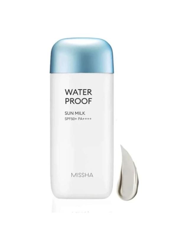 کرم ضد آفتاب میشا SPF50 مدل Water Proof مناسب انواع پوست حجم 70 میلی لیتر 
