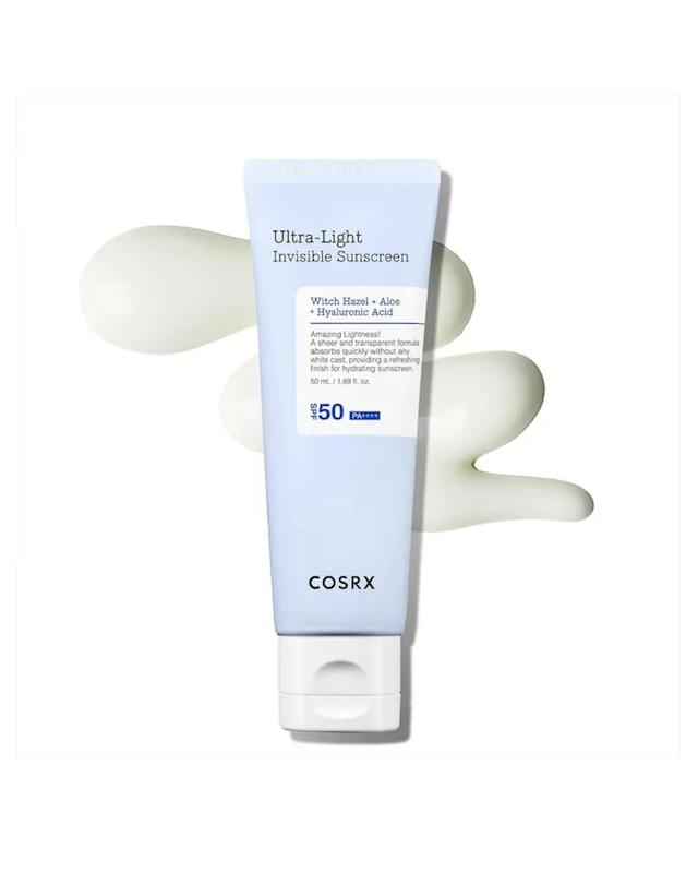 ضد آفتاب سبک و جذب سریع کوزارکس، COSRX مدل Ultra-Light SPF50 مناسب انواع پوست حجم 50 میلی‌لیتر