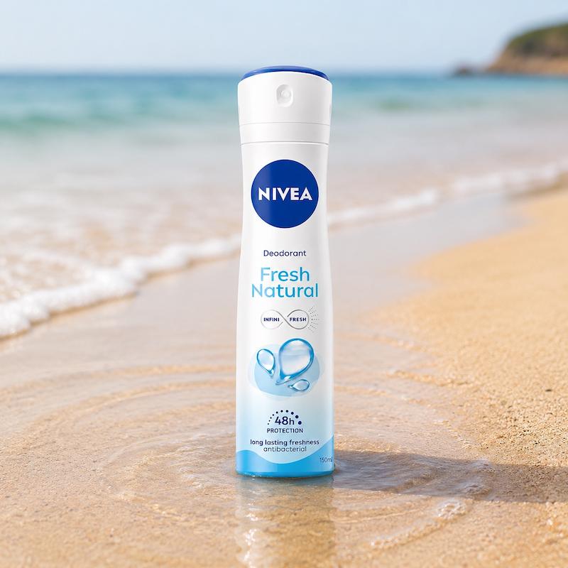 اسپری ضد تعریق زنانه نیوآ مدل Fresh Natural 48H حجم 150ml