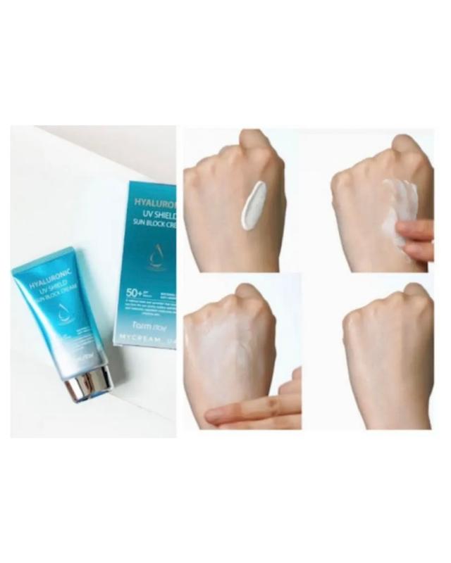 ضد آفتاب آبرسان هیالورونیک اسید فارم استی مدل Hyaluronic Acid SPF مناسب انواع پوست حجم 50 میلی‌لیتر
