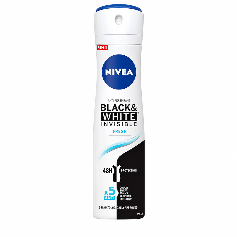 اسپری ضد تعریق زنانه نیوآ مدل Black &White Fresh حجم 150ml