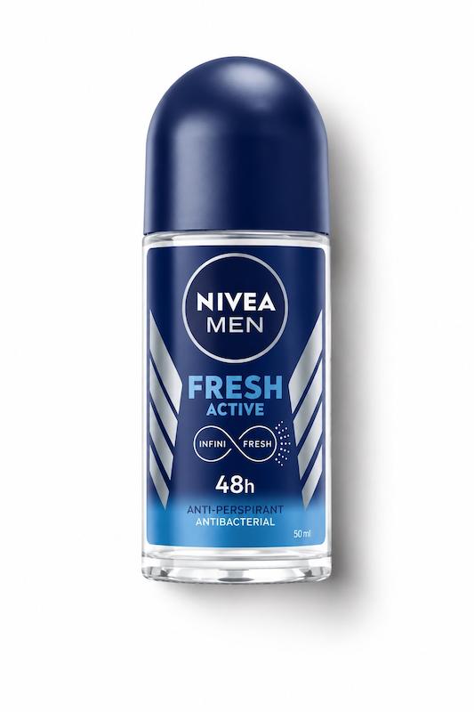 رول ضد تعریق مردانه نیوآ مدل Fresh Active 48H حجم 50ml