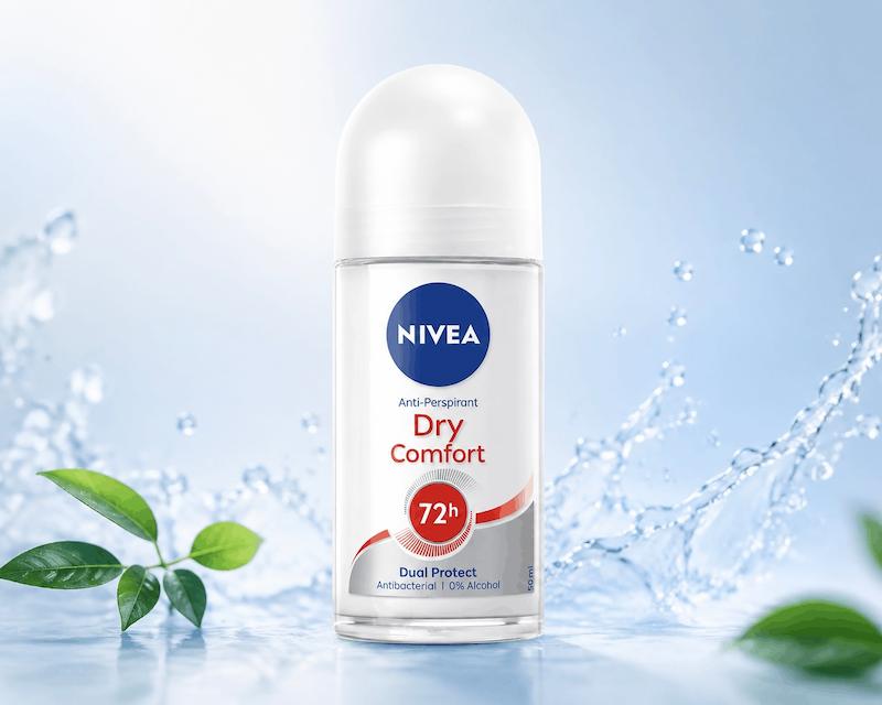 رول ضد تعریق زنانه نیوآ مدل Dry Comfort 72H حجم 50ml