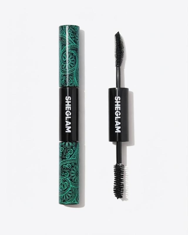ریمل دو سر ضدآب حجم‌دهنده و بلندکننده شیگلم Sheglam مدل All-In-One Volume & Length Waterproof Mascara حجم ۱۲ میل