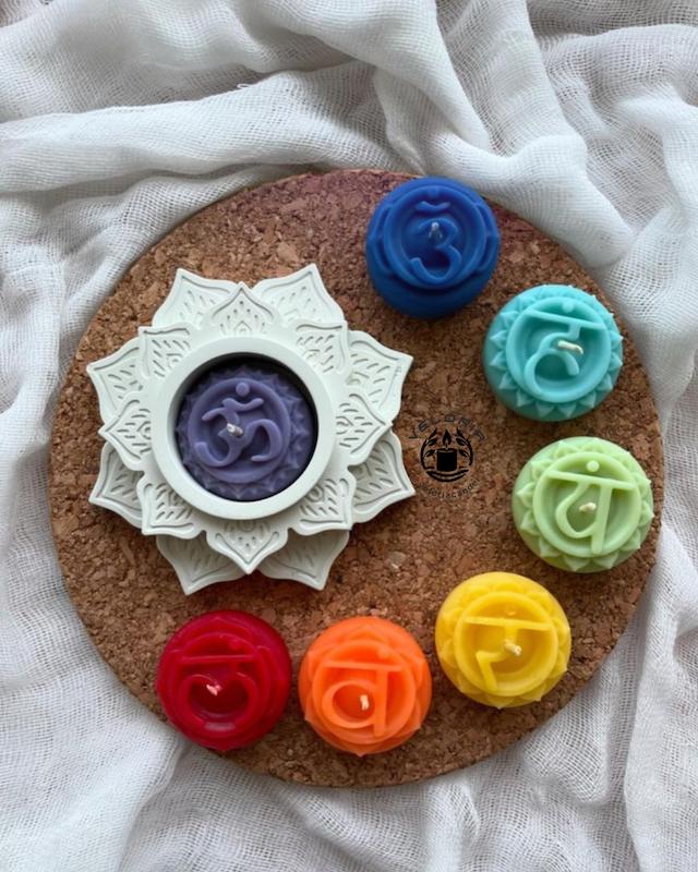 شمع ۷ چاکرا هفت عددی