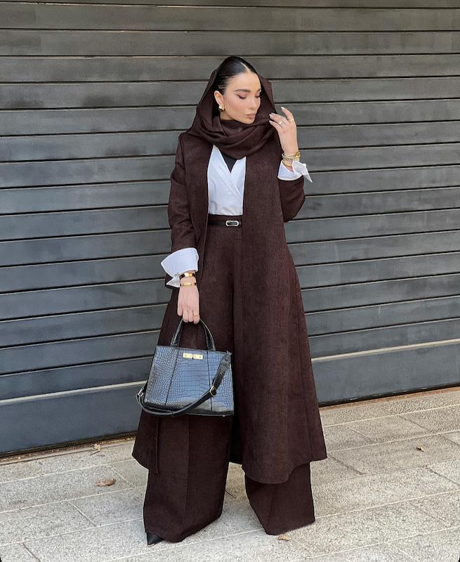 شلوار پاییز( قهوه ای تیره)