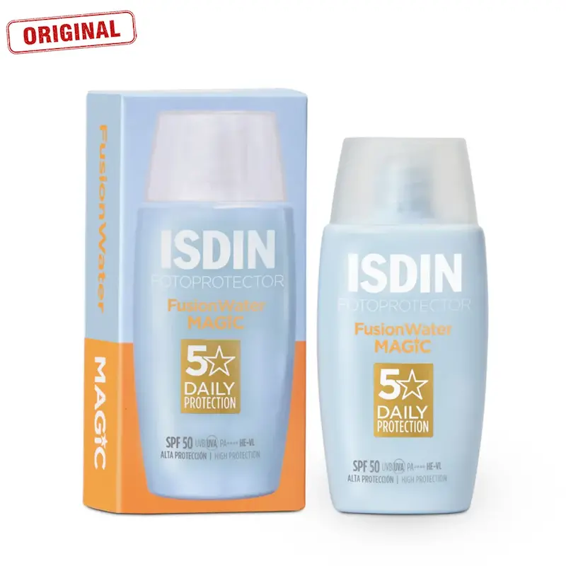 ضد آفتاب ایزدین فیوژن واتر مجیک Isdin Fusion Water MAGIC SPF 50