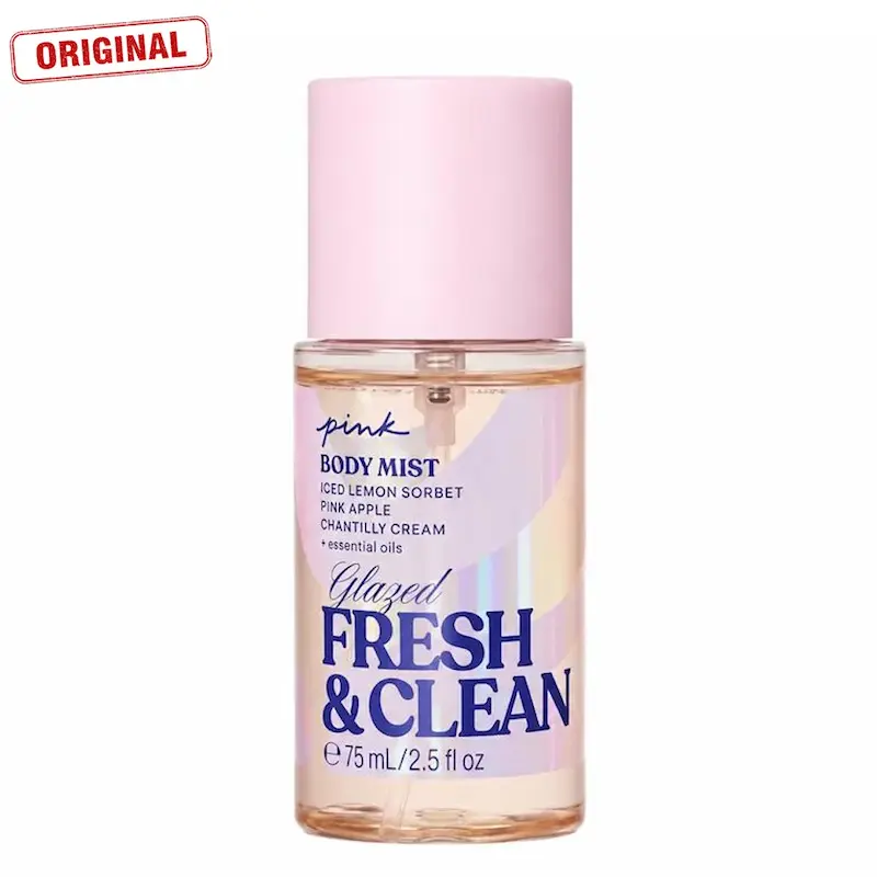 بادی میست ویکتوریا سکرت مینی Glazed Fresh & Clean کالکشن Pink