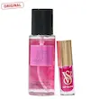 ست هدیه ویکتوریا سیکرت  Pure Seduction بادی میست و لیپ اویل