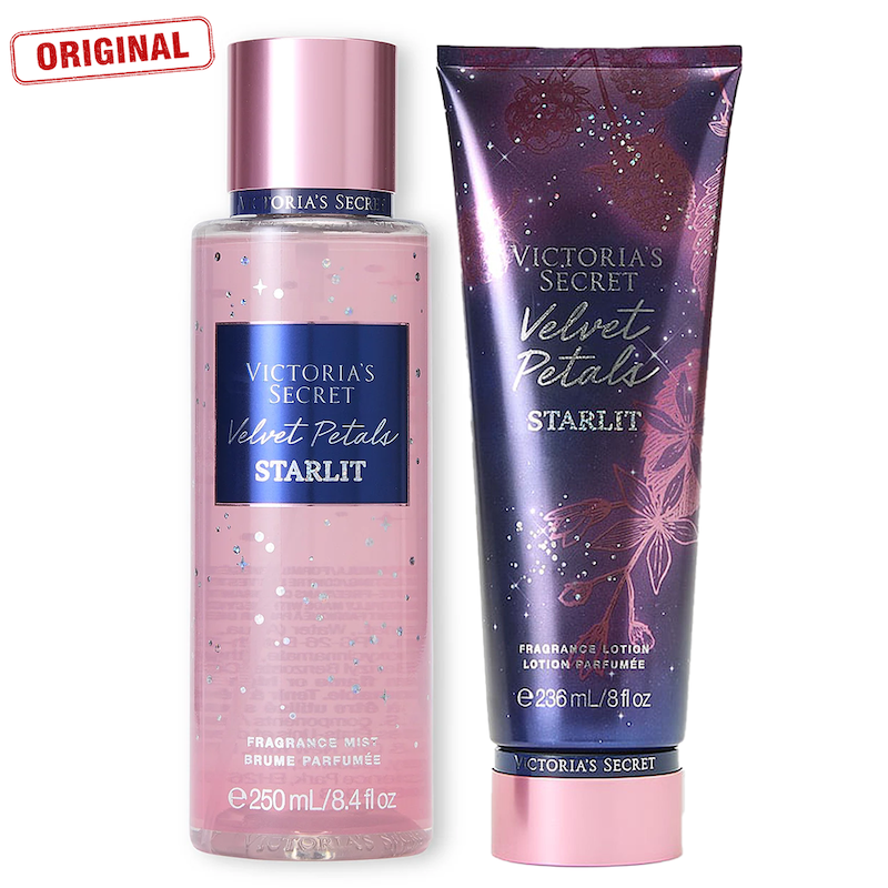 ست بادی میست و لوسیون Velvet Petals Starlit ولوت پتالز استارلیت ویکتوریاسکرت