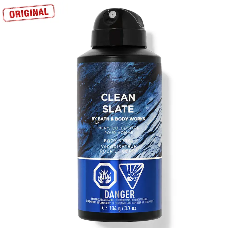 اسپری بدن بث اند بادی مردانه Clean Slate کلین اسلیت