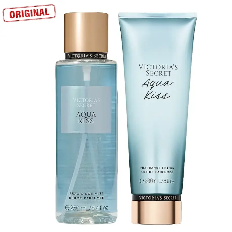 بادی اسپلش و بادی لوشن ویکتوریا سکرت Aqua Kiss آکوا کیس