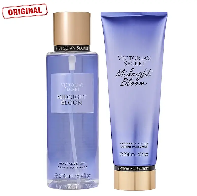 بادی اسپلش و بادی لوشن ویکتوریا سکرت Midnight Bloom میدنایت بلوم