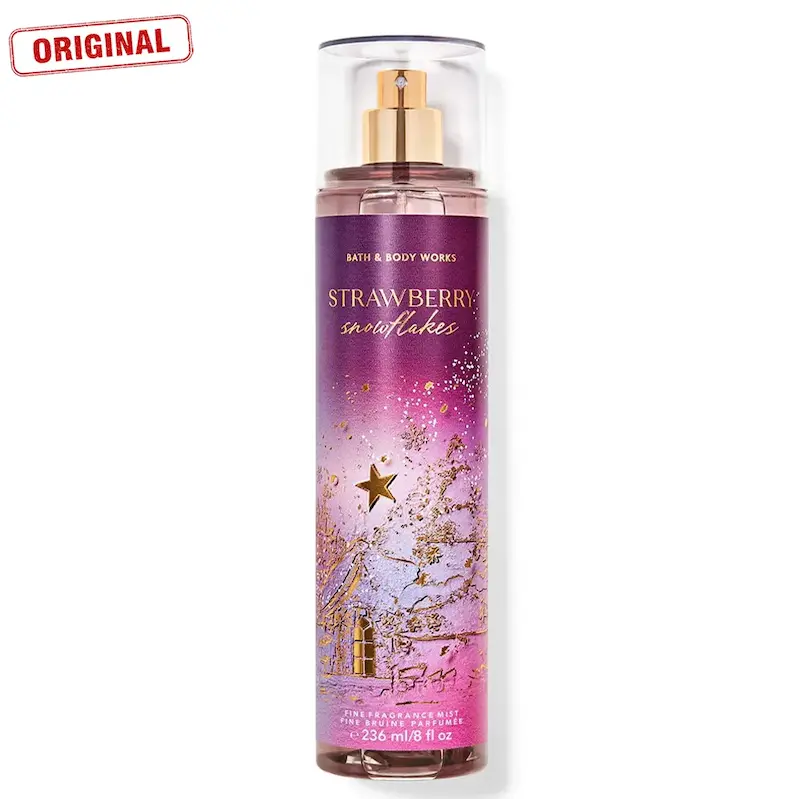 بادی اسپلش بث اند بادی strawberry snowflakes استرابری اسنوفلیکس