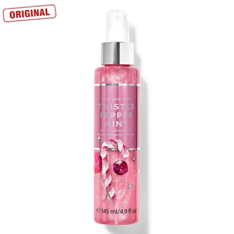 بادی اسپلش شیمر بث اند بادی Twisted Peppermint توئیستد پپرمنت