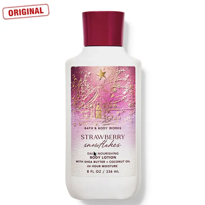 لوسیون بدن بث اند بادی Strawberry Snowflakes استارابری اسنوفلیکس