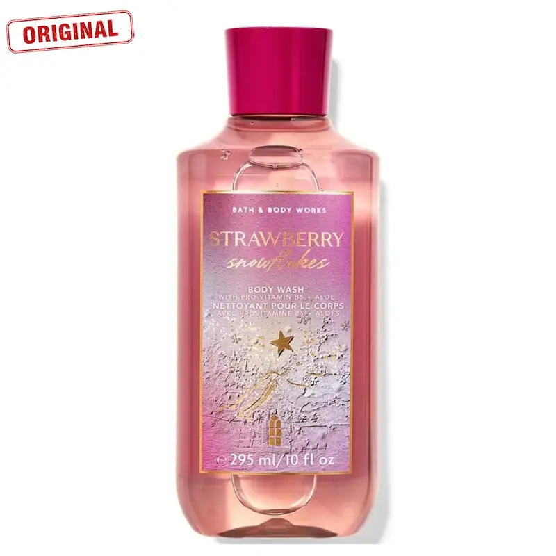 شامپو بدن بث اند بادی Strawberry Snowflakes لیمیتد ادیشن کریسمس