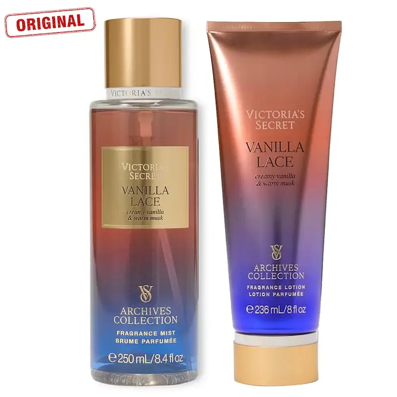 بادی اسپلش و لوسیون ویکتوریا سکرت Vanilla Lace وانیلا لِیس