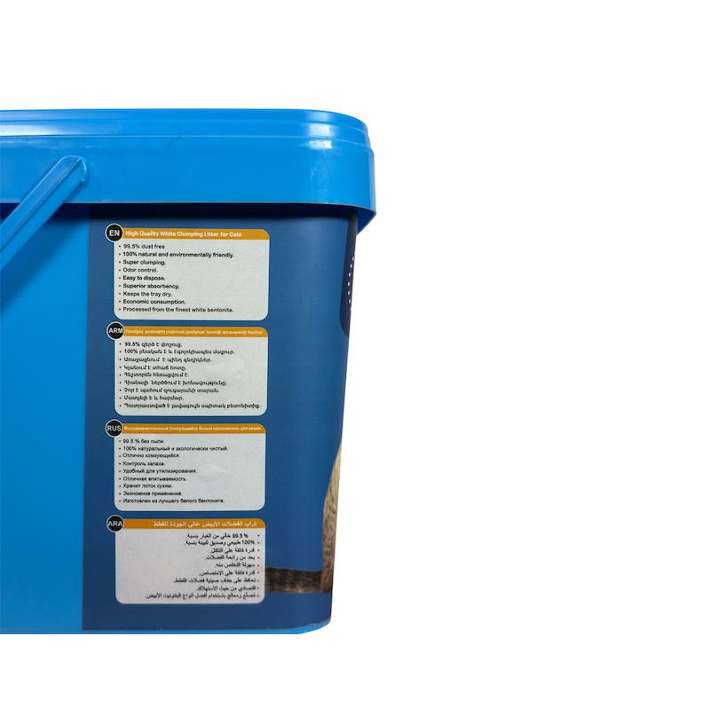 خاک گربه سطلی ولوت پت مدل clean home وزن ۱۰ کیلویی
