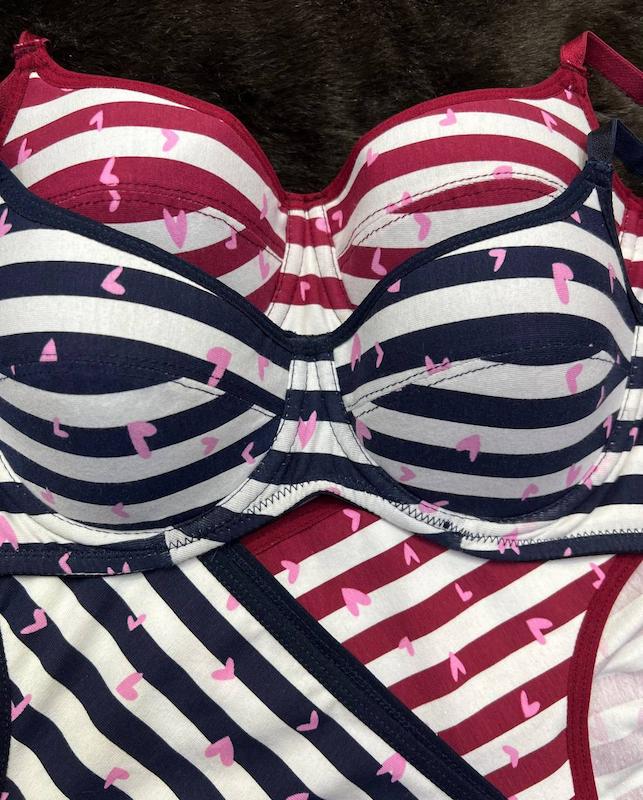 ست سوتین شورت نخی فنردار ترک ANIT 