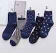 جوراب ساقدار اسپرت طرح NAVY 