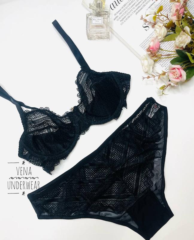 سوتین شورت دانتل فنردار برند MISA