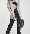ژاکت بلند زنانه جلو باز بافت پاییزه برند Asos Design